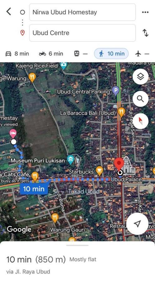 Nirwa Ubud Homestay Eksteriør bilde